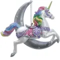 Елочная игрушка Радужный Единорог - Королевство Полной Луны 10 см