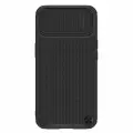 Текстурный чехол от Nillkin для iPhone 14 и 13, серия Textured Case S Magnetic Case, c поддержкой беспроводной зарядки MagSafe и полуавтоматический механизм сдвижной шторки