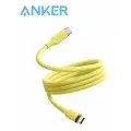 Кабель ANKER 643 PowerLine III Flow USB-C to USB-C (A8553), 240W, 1.8m, желтый