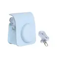 Чехол/сумка для фотоаппарата Instax Mini 12, Pastel Blue, полиуретан, с ремнём