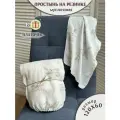 Простынь из муслина на резинке 120х60