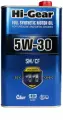 Масло моторное Hi-Gear 5W30 SM/CF 1л