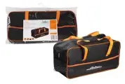 Сумка дорожная AIRLINE, 11 л, черный/оранжевый