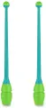 Булавы для художественной гимнастики вставляющиеся INDIGO (пластик, ТЭП) IN018 Бирюзово-салатовый 41 см
