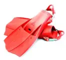 Ласты с открытой пяткой JET FIN, размер L (40-43), цвет красный