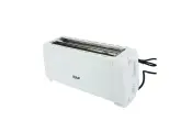 Тостер на 4 ломтика RAF 4 Slice Toaster R.265 металл, белый, 1200 Вт