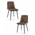 Стул Ричи, для кухни, велюр, антивандальный, мягкая спинка и сиденье, 2 шт
