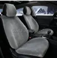 CARFASHION 21252 Накидка на сиденье иск. мех. Carfashion MUTON FRONT Серый 2шт.