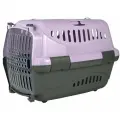 Зооэкспресс Переноска для животных Турне с прозрачной пластиковой дверцей, 42*29*29,5см, фиолетовая 1 кг