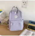 Водонепроницаемый нейлоновый женский рюкзак, милая дорожная сумка для девочек-подростков, школьный ранец для ноутбука и учебников, Лавандовый, Унисекс