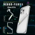 Металлический чехол-рамка с подставкой для iPhone 16 Pro, iGrape (Серебристый) / чехол на айфон 16 про