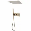 Встраиваемая душевая система для душа ABBER Daheim (AF8255G) без излива и с термостатом, золото матовое