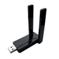 Беспроводная сетевая карта WiFi CF-924AC V2, гигабитный USB-приемник 1300 Мбит/с с двумя диапазонами 2,4 ГГц и 5,8 ГГц, специальным пылезащитным отверстием для отвода тепла, высокоскоростным доступом в Интернет