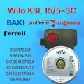 Насос WILO KSL 15/5-3C, 82 W для Viessmann, Baxi, Protherm 0020023217, 39817820; 39818450; 0020027624;5698260