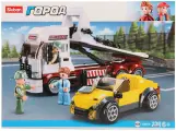 Конструктор Sluban Эвакуатор, 338 деталей, в коробке M38-B0879