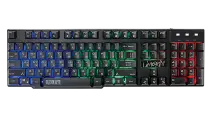 Игровая клавиатура Qumo Unicorn K01, проводная, 104 клавиш мультимедиа, радужная подсветка