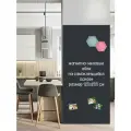 Самоклеящаяся магнитно-меловая доска UNIWALL 120 х 200 см, черный