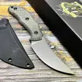Нож Bastinelli Creations BAS233SW Chopper, M390 StoneWashe Blade, Micarta Handle