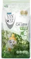 Комкующийся наполнитель Vancat VAN CAT 100% натуральный, без пыли, (гранулы 0,5mm – 4,0mm), 20 кг