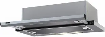 Встраиваемая вытяжка Krona Kamilla 600 slim, управление кнопочное, 2 мотора, нержавеющая сталь/нержавеющая сталь [00020956]