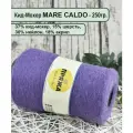 Пряжа Кид-Мохер MARE CALDO 37% кид-мохер, 15% шерсть, 30%/18%, 100гр./1300мет. цв. 823 темная сирень (вес 250гр.)
