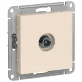Розетка проходная 4DB TV механизм бежевый ATN000292 ATLASDESIGN Schneider Electric
