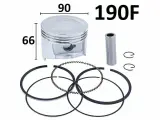 Поршень 90 мм 190F комплект для мотоблока, культиватора, генератора и мотопомпы