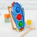 Стучалка-сортер WoodLand Toys Самолет, с молотком
