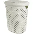 Корзина для белья Plast Team Rattan 51x33x41,5 см 42 л молочная