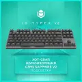 Клавиатура проводная IO by Red Square Typex V2 (G3ms Sapphire), Русская раскладка, Серый, темно-серый