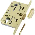 B06103.50. xx.640 AGB (АГБ) Корпус врезного замка магнитный под цил. MEDIANA POLARIS с отв. пл. (скин) латунь