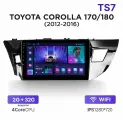 Магнитола TS7 2-32 Гб Android для Toyota Corolla 160 170 180 E160 E170 E180 / Автомагнитола Андроид Тойота Королла 160 170 180 Е160 Е170 Е180