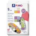 Комплект запекаемой полимерной глины Fimo Soft 8023 C8-1P Трендовые цвета (8х25 г. + браслет), цена за 1 шт.