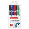 Набор маркеров для досок Brauberg Soft (круглый наконечник, 5мм, 4 цвета) 4шт. (151252), 12 уп.