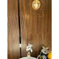 Панель МДФ, Декоративные панели на стену, Стеновые панели 3D МДФ Бергаморейки красное дерево в комплекте 4 шт DanilovDecor