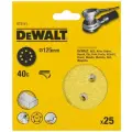 Шлифовальный круг на липучке DeWALT DT3111-QZ, 125 мм, 25 шт.