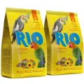 Корм для средних попугаев Rio Основной рацион, 2шт х 1 кг