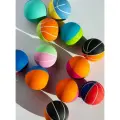Мячи для стрит-хоккея Indefini BALL60MM24PCS, резиновые, диаметр 60 мм, 24 шт