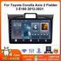 Автомагнитола Android подходит для Toyota Corolla Axio 2 Fielder3 E160 2012-2021, DSP, QLED, carplay/Android Auto, WiFi, Bluetooth