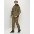 Костюм демисезонный мембранный Huntsman Торнадо до 0 для охоты, рыбалки, туризма, ткань Breathable, цвет хаки (р.52-54/170-176)