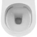 Унитаз подвесной COSTABELL H816B, безободковый, с сиденьем из дюропласта, микролифт, белый