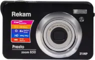 Цифровой фотоаппарат Rekam Presto zoom 850 bl, черный