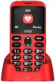 Сотовый телефон INOI 118B красный (2G,2*SIM,2, TN,220х176, mSD до 8 ГБ,0.08Мп,1400 мАч, BT, FM, фонарик)