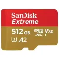 Карта памяти SanDisk Extreme microSDXC Class 10 U3 V30 A2 190/130MB/s 512Gb (SDSQXAV-512G-GN6MN)