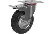 Стелла-техник Колесо поворотное с тормозом d- 125мм, грузоподъемность 100кг, 4003-125