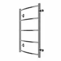Полотенцесушитель водяной EL-TERM (Эл-Терм) грас 400х700 боковое подключение 500 мм, нержавеющая сталь, гарантия 10 ЛЕТ