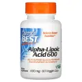 Doctor's Best Alpha-Lipoic Acid, Альфа-липоевая кислота 600 мг 60 вегетарианских капсул