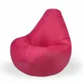 Мир Пуффов Кресло-мешок «Груша» размер- XXXXL, Фуксия оксфорд , с ручкой для переноски