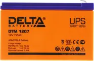 Аккумулятор для ИБП Delta DTM 1207 12V, 7Ah, AGM (12В, 7,2 Ач)