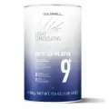 Goldwell Light Dimensions Oxycur Platin Dust Free - Осветляющий порошок до 9 уровней 500 г